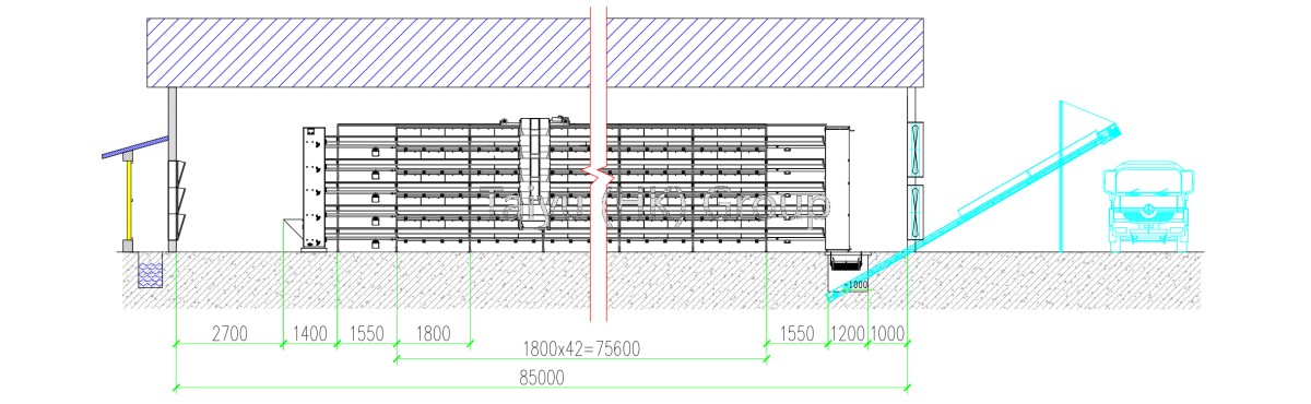 poultry house size and drawing (3)