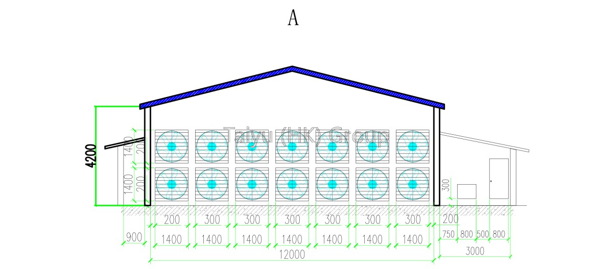 poultry house size and drawing (7)