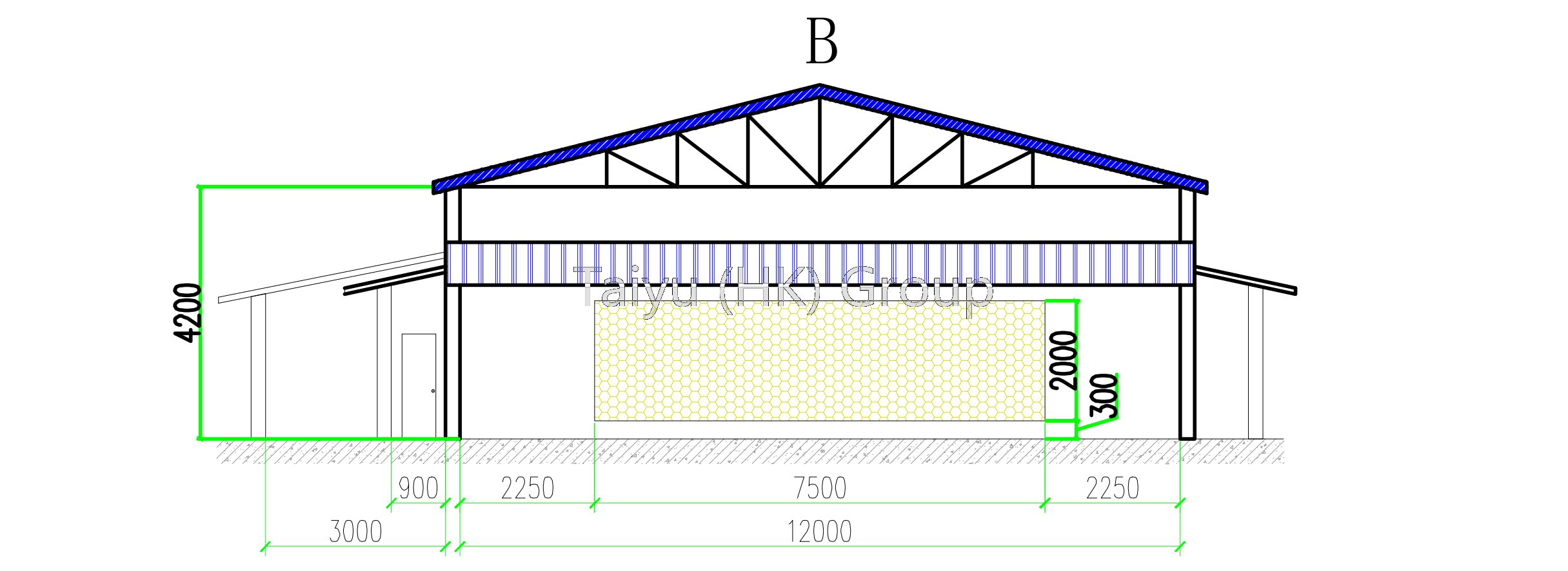 poultry house size and drawing (8)