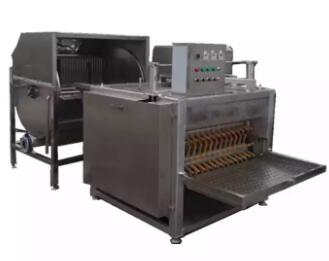 The function of scalding machine in the poultry farm