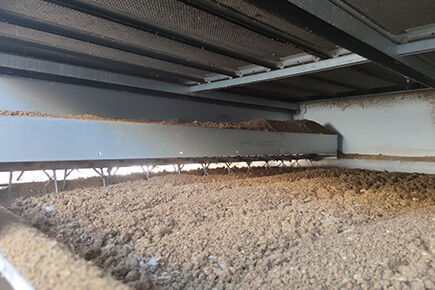 Our company finished chicken manure drying poultry