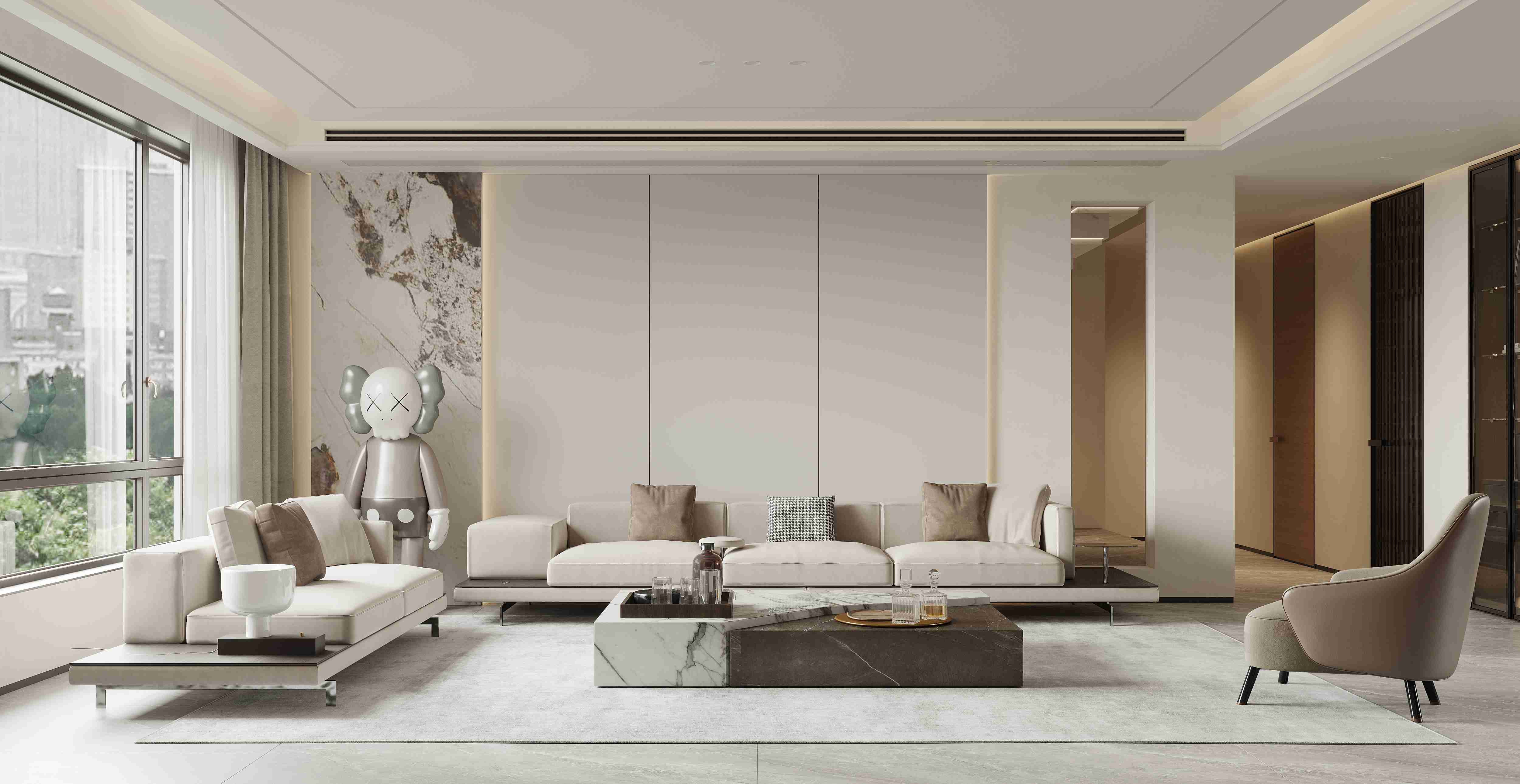 Luxury Custom Home Project: JOYSOURCE Whole-House Custom Furniture