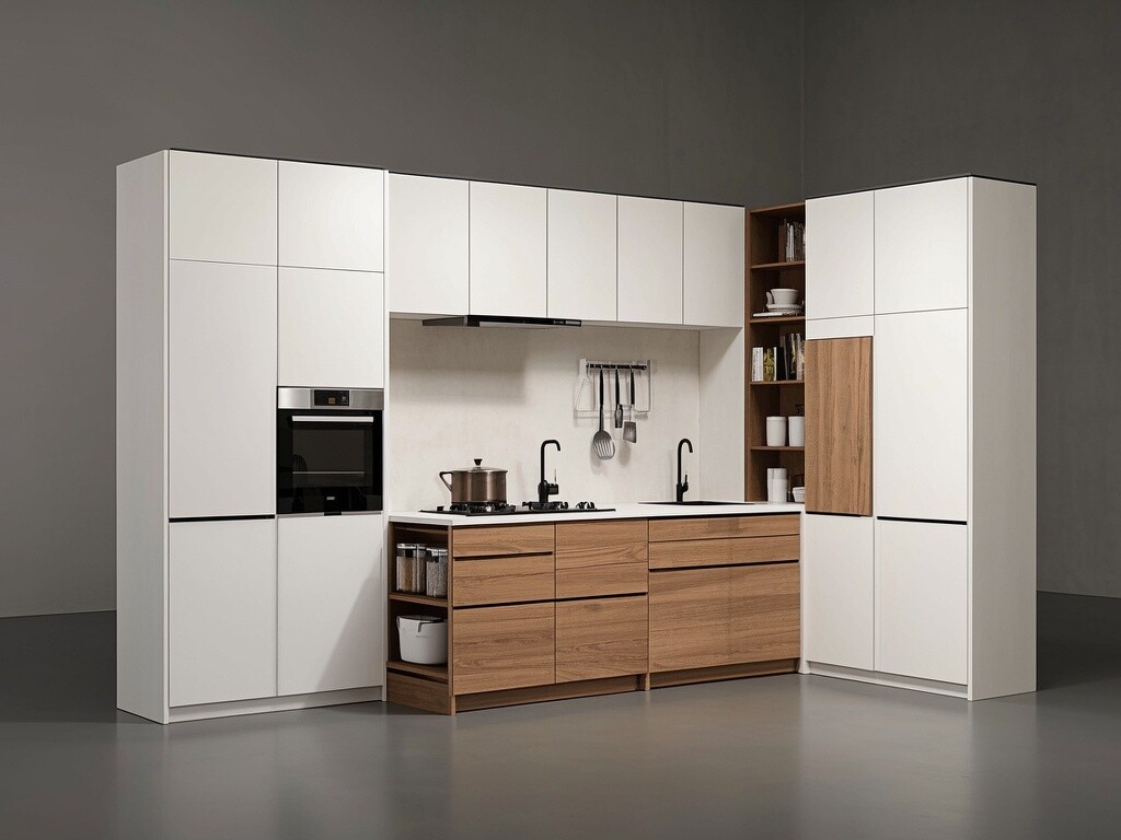 Premium Custom Panel Kitchen Cabinets - Modular, Eco-Friendly & Budget-Smart Storage Solutions