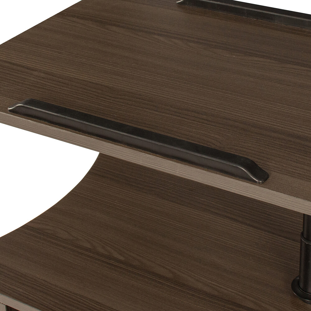 Height Adjustable Overbed End Table