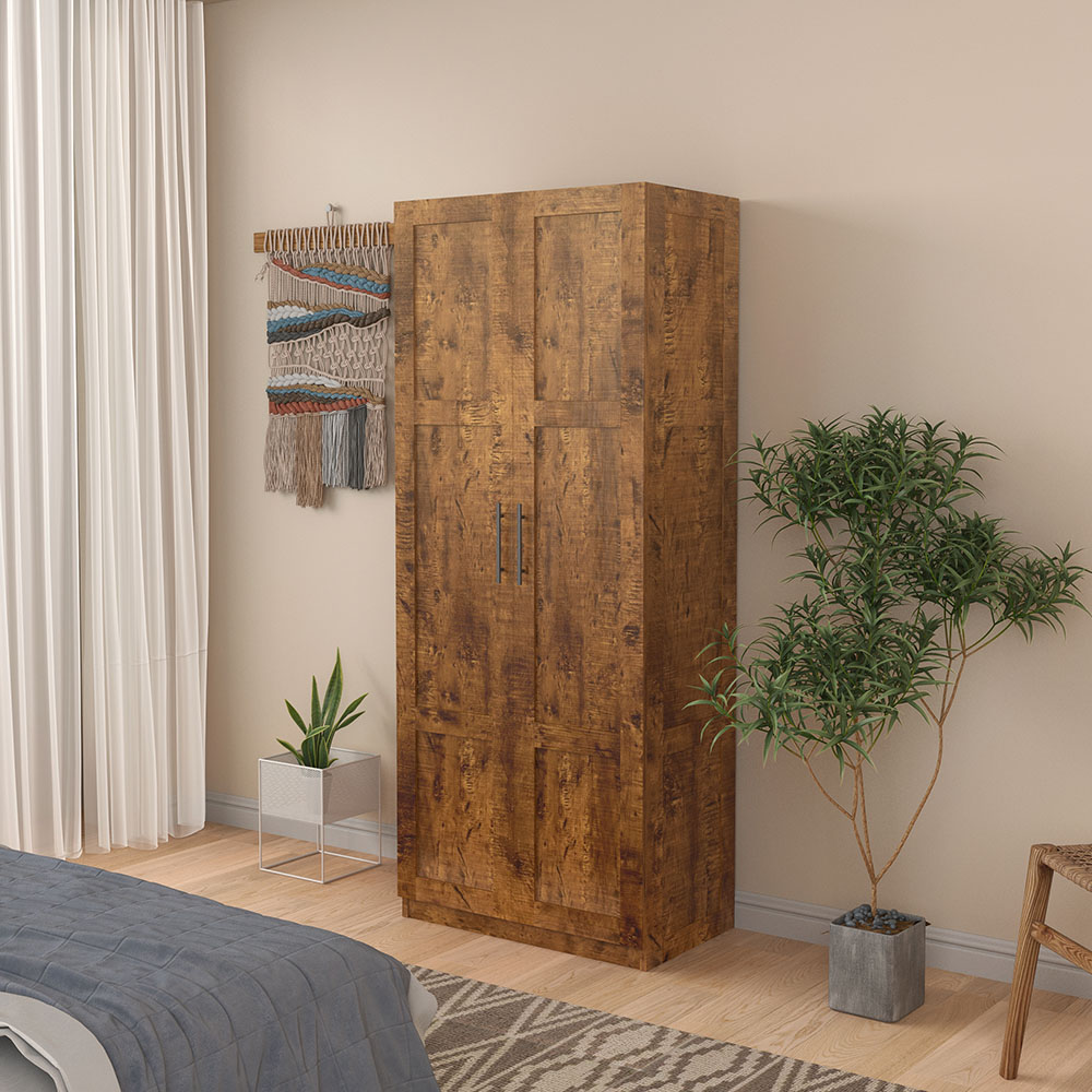 wardrobe and kitchen cabinet