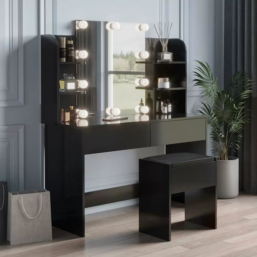 Modern Dressing Table with 2 Drawers