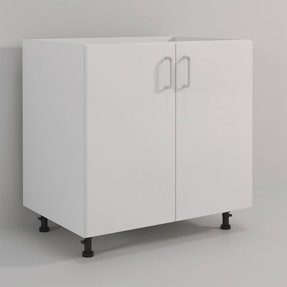 Laqcuer Door One Shelf DTC Soft Hinge PVC Adjustable Legs Kitchen cabinet