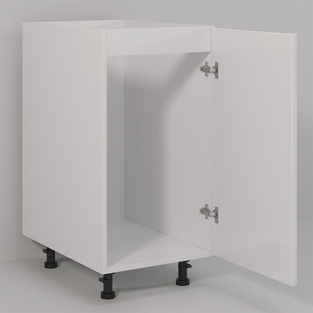 Laqcuer Doors No Shelf DTC Soft Hinge PVC Adjustable Legs Kitchen cabinet