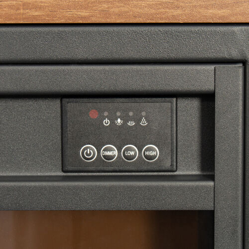 Electric Fireplace TV Console,Walnut