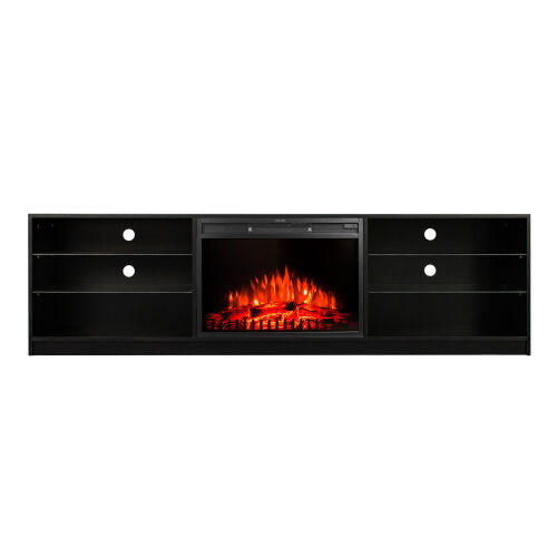 Electric Fireplace TV Console, Black