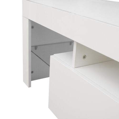 Large Entertainment TV Stand TV Base Stand with LED Light TV Cabinet