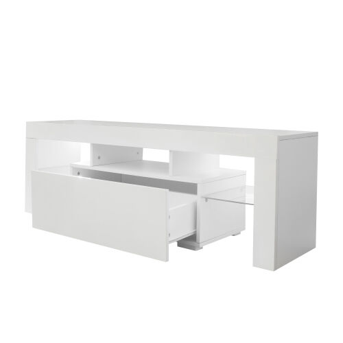 Large Entertainment TV Stand TV Base Stand with LED Light TV Cabinet