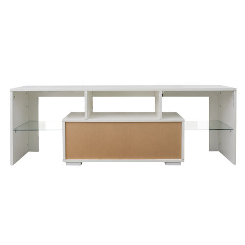 Large Entertainment TV Stand TV Base Stand with LED Light TV Cabinet