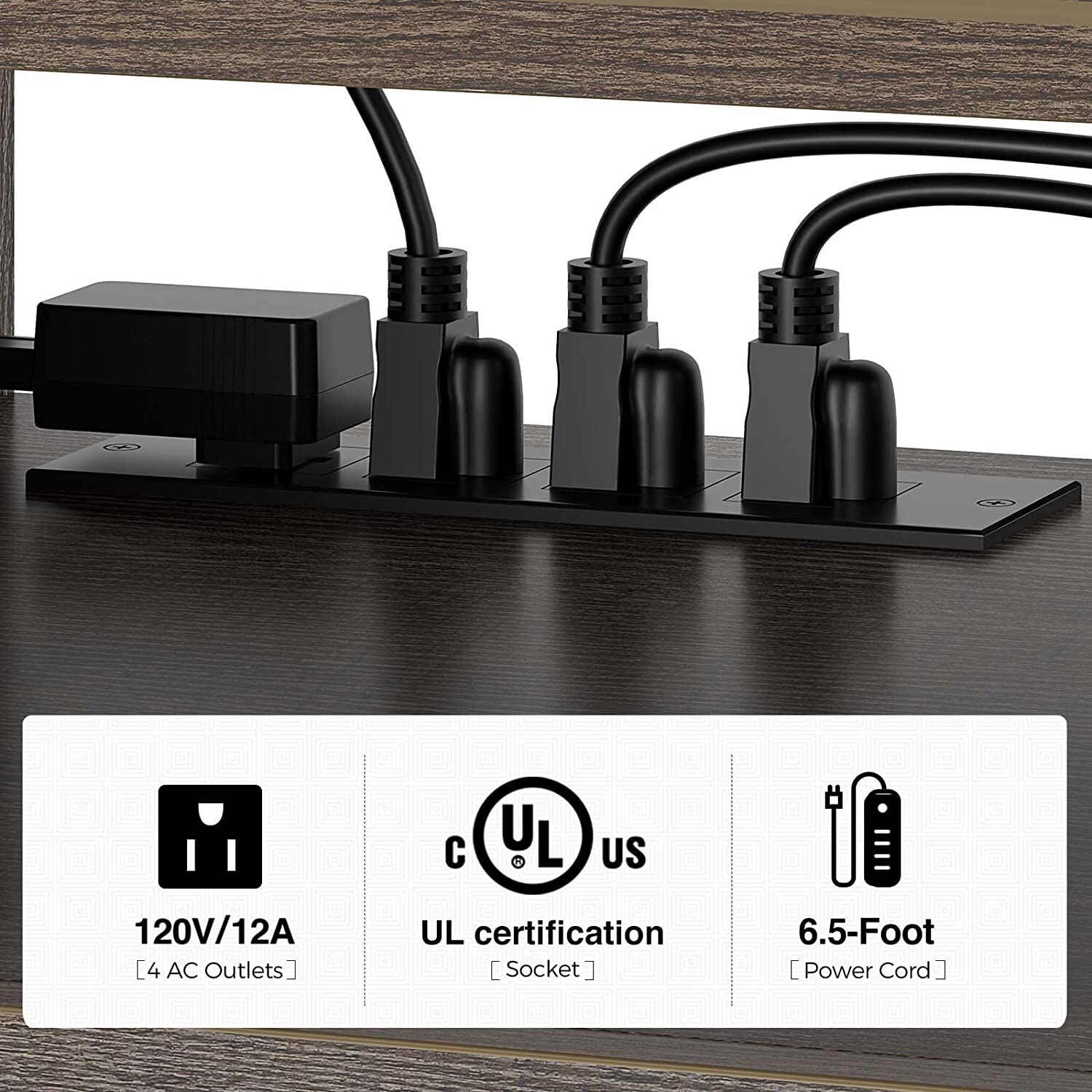 Fireplace Corner TV Stand,Entertainment Center for Living Room,Walnut