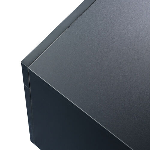 Modern Black Remote Control Lights 20 Colors LED TV Stand