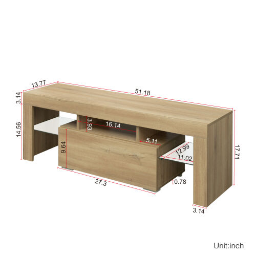RGB LED TV Stand Lights Flat Screen TV Cabinet