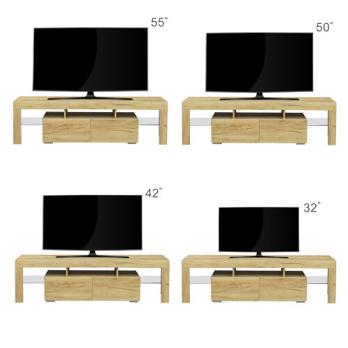 Living Room Furniture TV Stand Cabinet Oak