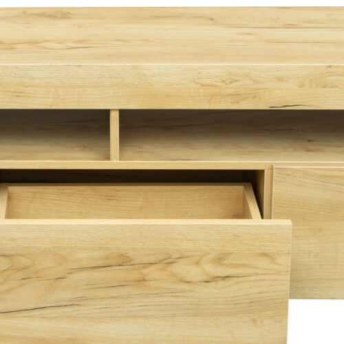 Living Room Furniture TV Stand Cabinet Oak