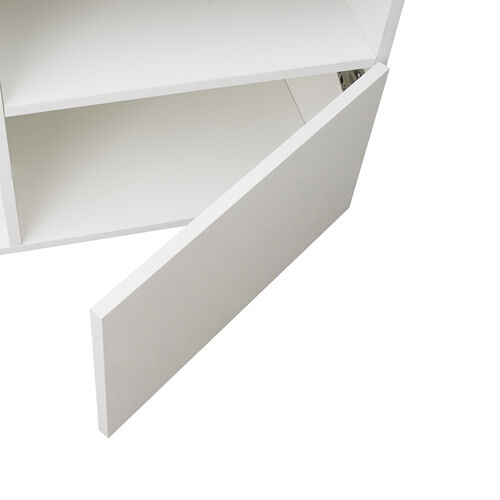 Modern Minimalist TV Cabinet Living Room with 20 colors LED Lights