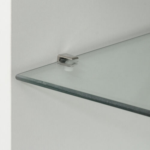 TV cabinet with LED light, white TV cabinet