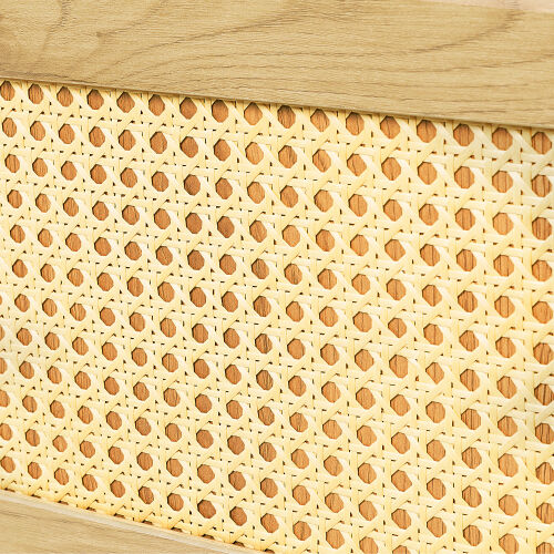 60 inch Wide with MDF Boards Frame and Iron Support Artificial Rattan Ornament fit TV up to 65 inch.