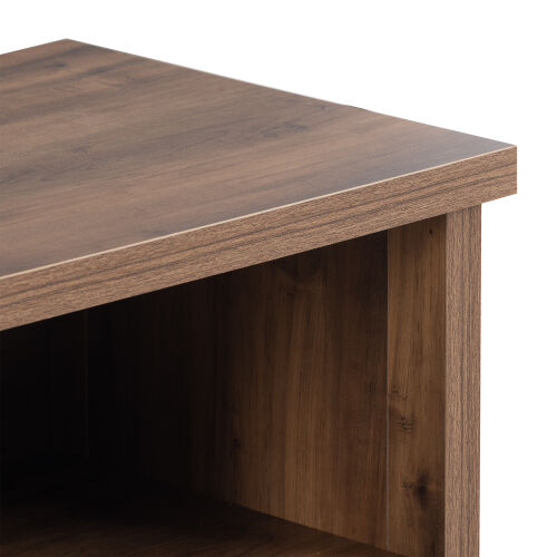  TV cabinet with a maximum size of 55 inches, rattan cabinet door, slide rail design