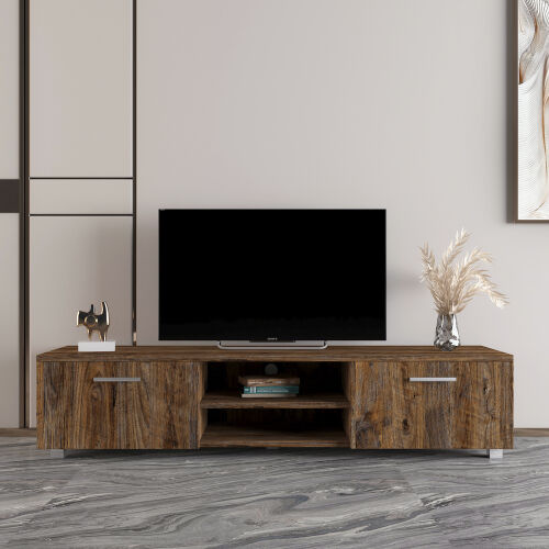 Factory Supply Latest Design TV stand for Living Room,Espresso