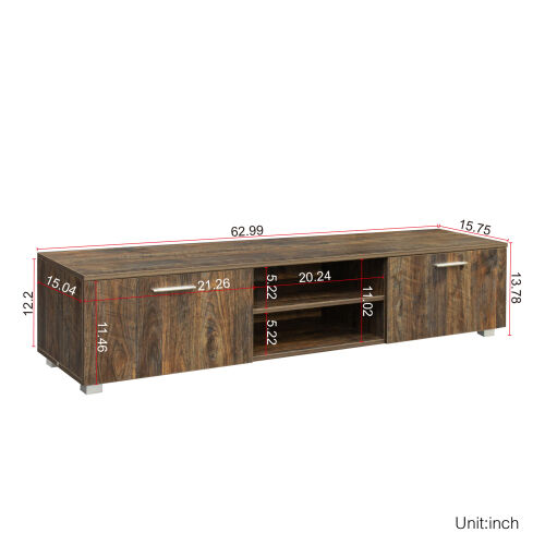 Factory Supply Latest Design TV stand for Living Room,Espresso