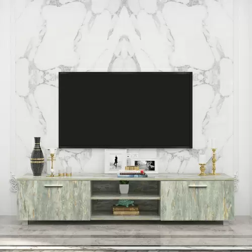 Living Room Furniture TV stand Modern,Grey 
