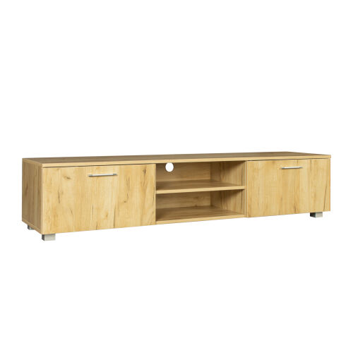 Modern Design TV stand for Living Room,Oak 