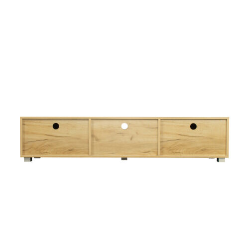 Modern Design TV stand for Living Room,Oak 