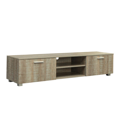 TV stand Modern Design TV Cabinet for Living Room,Oak 04