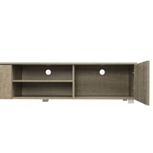TV stand Modern Design TV Cabinet for Living Room,Oak 04