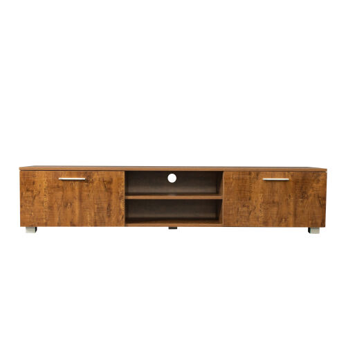 TV stand Modern Design For Living Room,Walnut 01