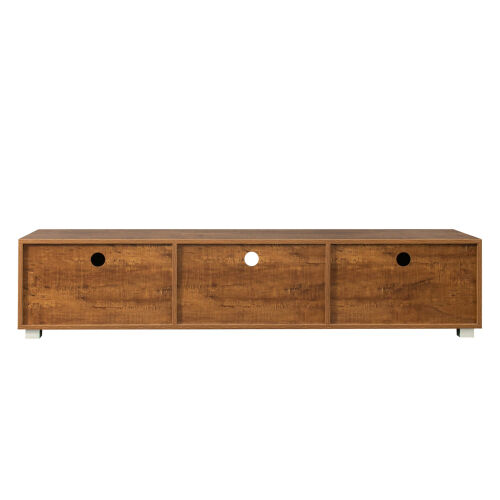 TV stand Modern Design For Living Room,Walnut 01