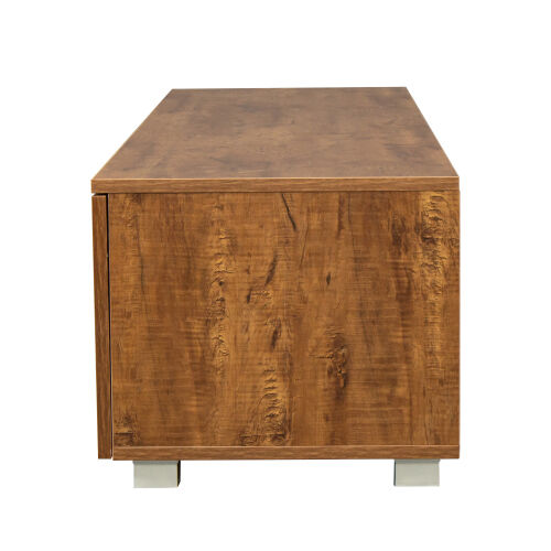 TV stand Modern Design For Living Room,Walnut 01