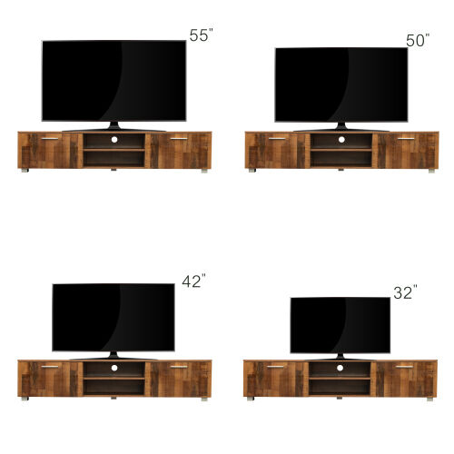 Latest Design Storage TV stand for TVS Up,Walnut 02