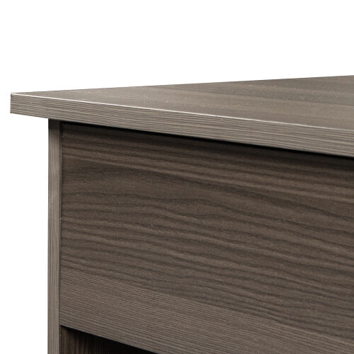 Lift Top Coffee Table w/Hidden Storage & 2 Open Shelves for Living Room Reception Room Office