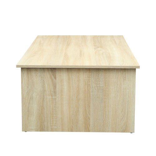 Lift Top Coffee Table w/Hidden Storage & 2 Open Shelves for Living Room Reception Room Office