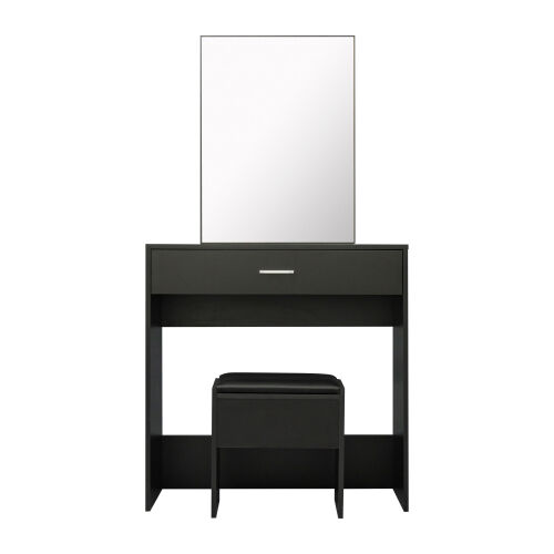 Vanity table set with sliding make up mirror & stool, Bedroom Furniture