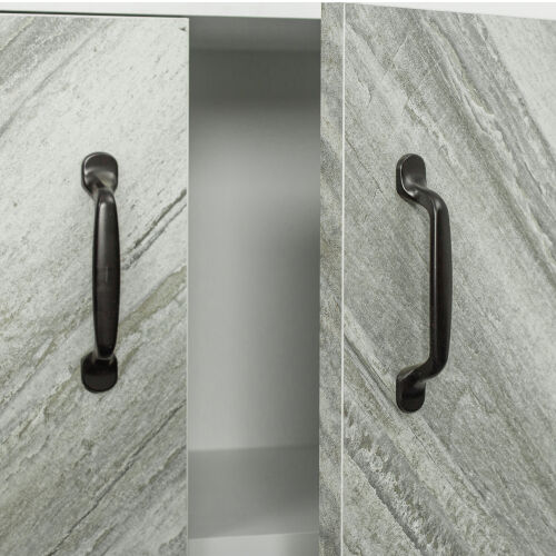 Cabinet with 2 Doors &3 open shelves Modern