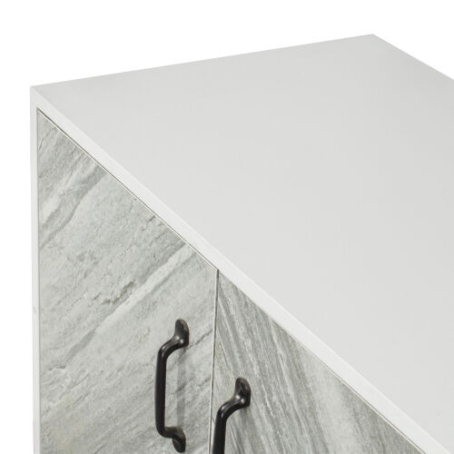 Cabinet with 2 Doors and 3 open shelgves