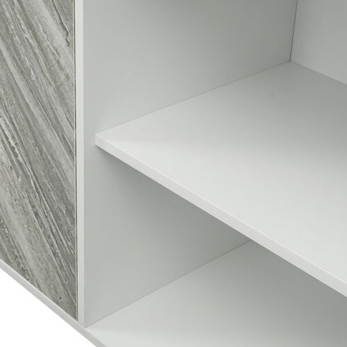 Cabinet with 2 Doors and 3 open shelgves