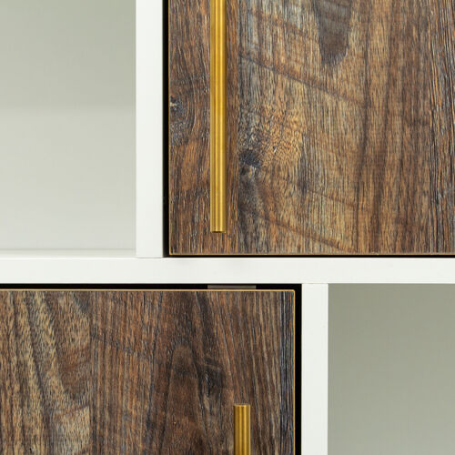 Multi-purpose storage cabinet with display stand and door