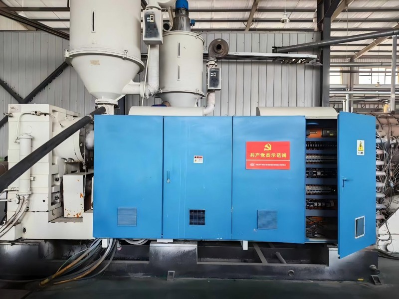 PE pipe production line