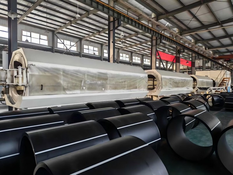 PE pipe production line