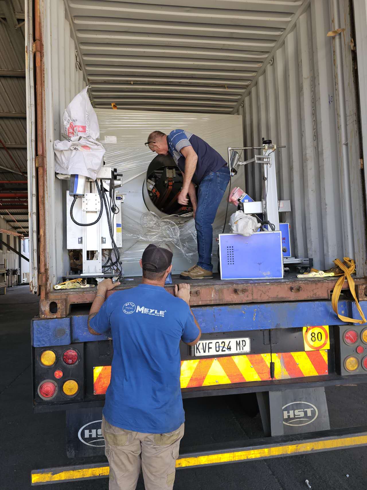 Another batch of hdpe production line products arrived