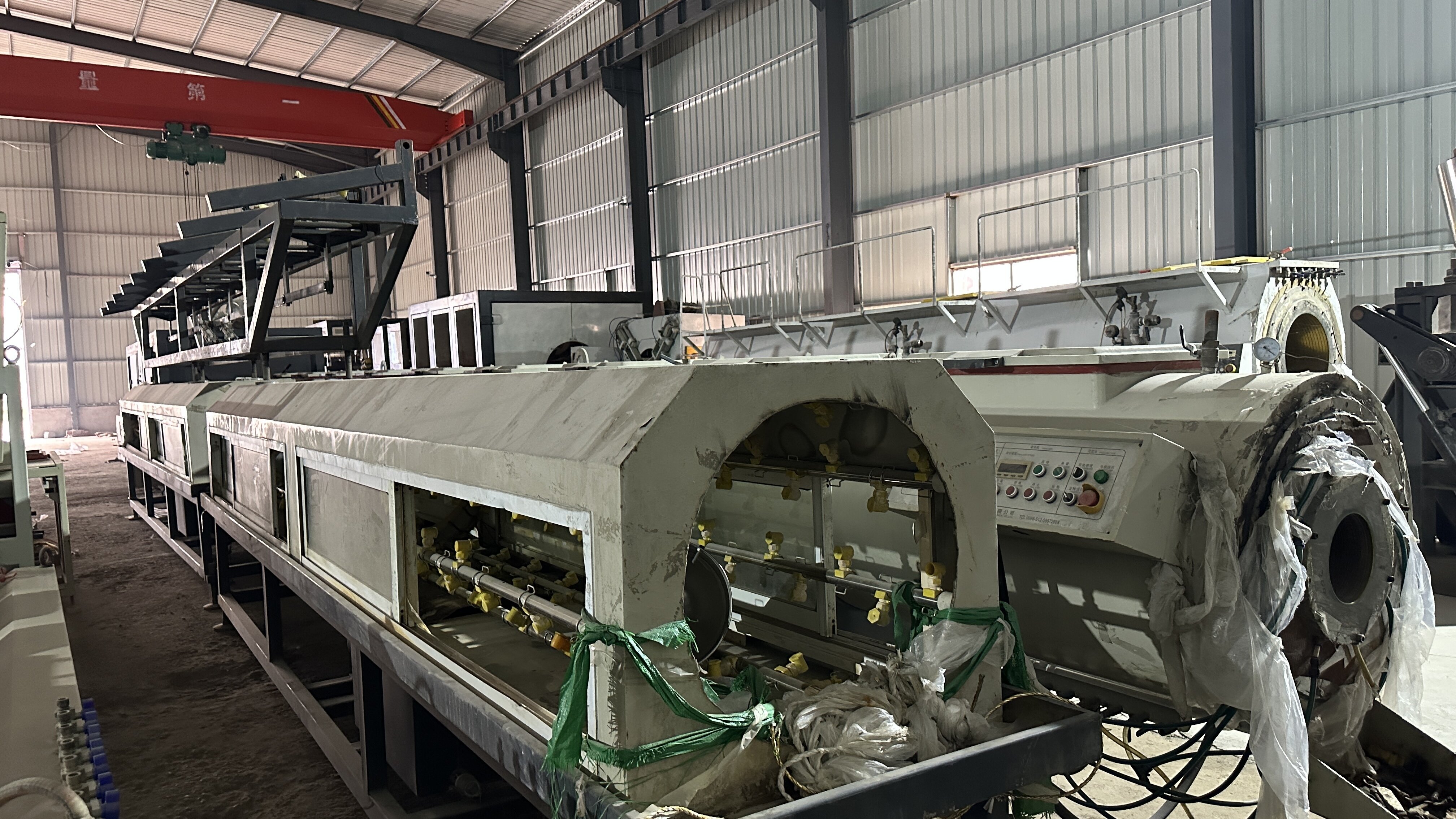 160mm-450mm hdpe pipe production line