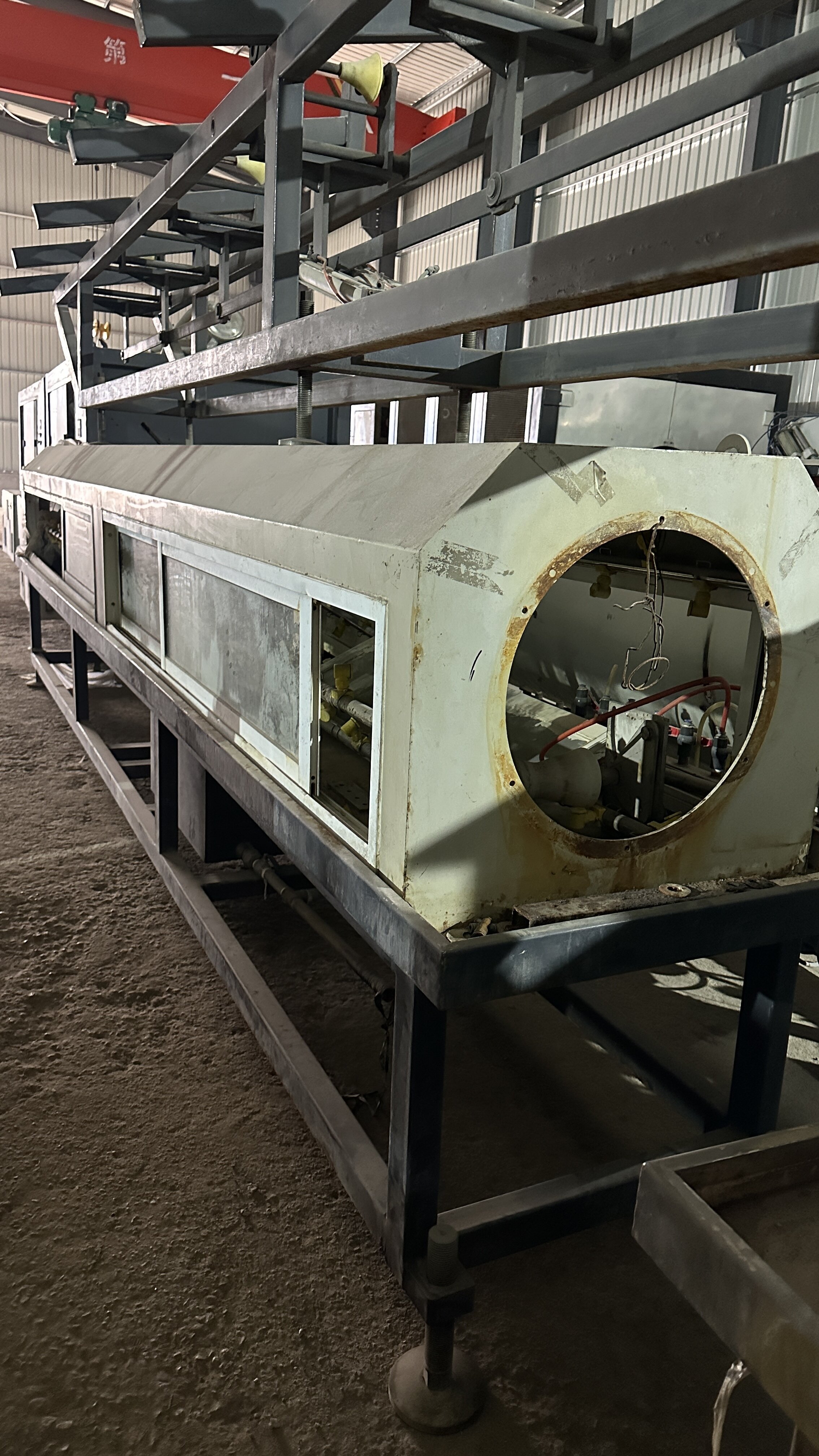 160mm-450mm hdpe pipe production line