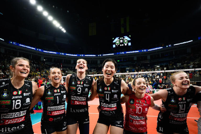 Conegliano Women’s Volleyball Team Successfully Defends Champions League Title; Zhu Ting Claims Her Third CEV Title